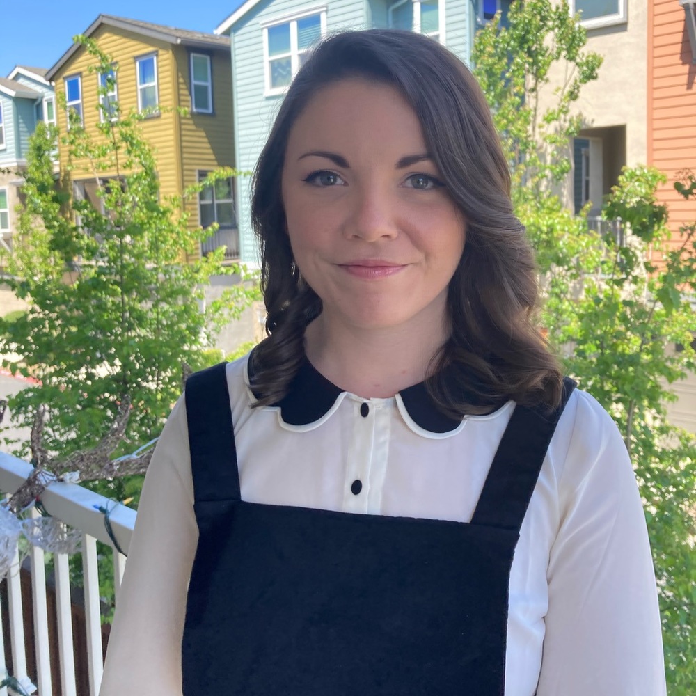ModCloth Blouse with Scalloped Peter Pan Collar